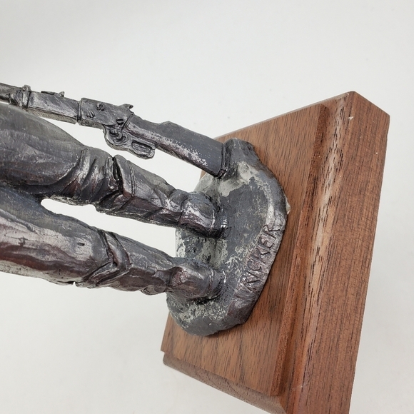 Billy The Kid Pewter Statue Western Collection Michael Ricker 1992 10” 1/1K RARE - Picture 9 of 11